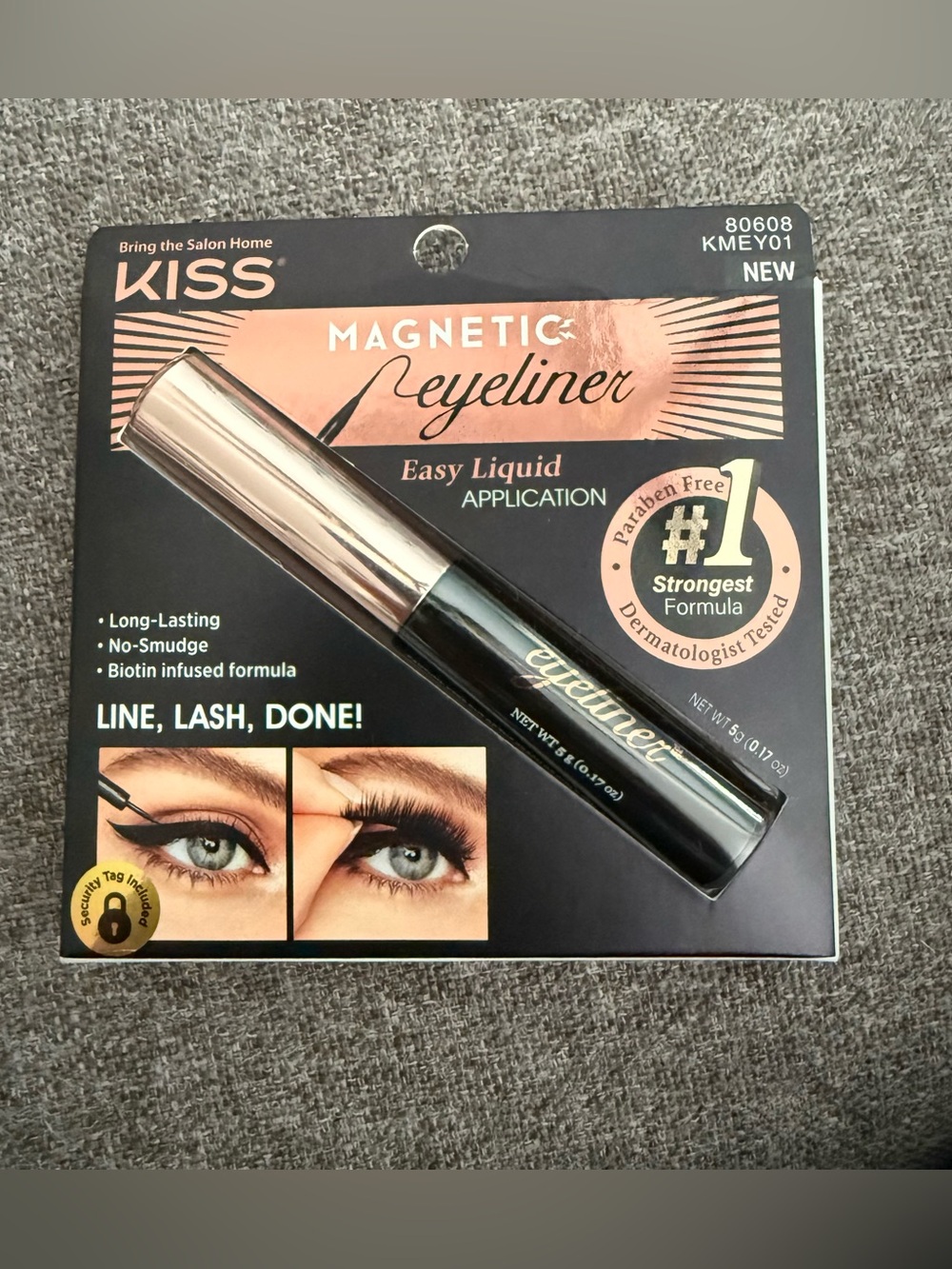 KISS Magnetic Eyeliner - Black New in Box